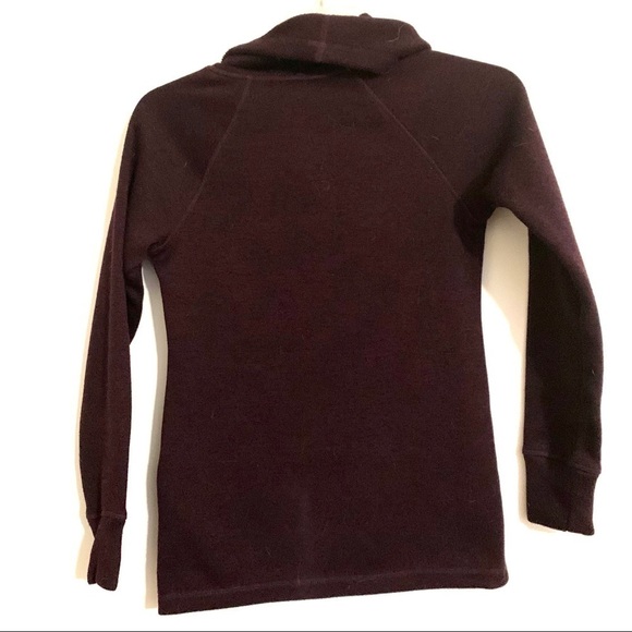 NWOT Ideology Purple Plum Long Sleeve Cowl Neck Sweater size XS - Picture 6 of 8